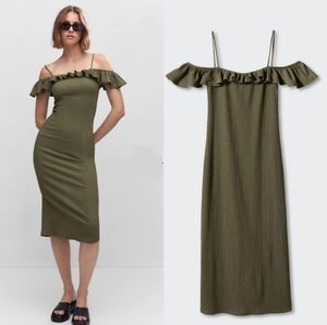 MANGO Of Shoulder Dress